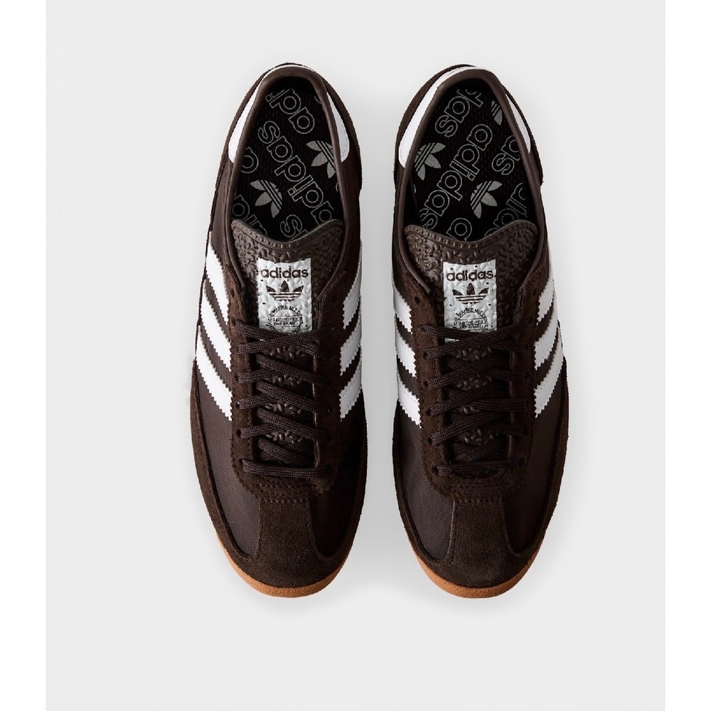 Adidas SL 72 Brown Leather Sneakers Boho Neutral Edgy Preppy Retro 90s US6.5